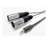 3.5MM CABLE TO 2 X XLR MALE 15M VIVOLINK W127058198