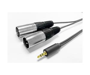 3.5MM CABLE TO 2 X XLR MALE 15M VIVOLINK W127058198