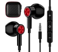 3.5mm Earbuds With Mic For Redmi Note 11 11s Note 10 Pro Redmi 10 Wired In-Ear Earphones In Designed For Samsung A13 A23 A52s A52 A72 A12 A42 A32 M23 A51/A71/A21s