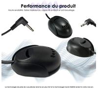 3.5mm External Bluetooth Microphone for Car Radio,Car Radio,Car DVD,GPS Navigation,Universal Plug and Play