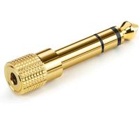 3.5mm Female To 6.35mm Male Headphone Adapter,6.35mm Stereo Jack To 3.5mm Jack Adapter For Digital Piano,Keyboard,Etc