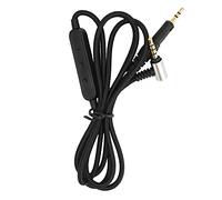 3.5mm Headphone Cable for Audio-Technica ATH-M50X M40X M70X, Replacement Headset Audio Cord with Oxygen-Free Copper Core, Twisted Pair Design for Clear Sound, 1.2m Black Braided Wi