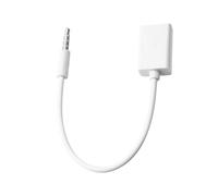 3.5mm Male AUX Audio Prise de courant Jack Vers USB 2.0 Femelle Convertisseur Cable Cordon De Voiture MP3 POUR Smartphone Telephones Cellulaires