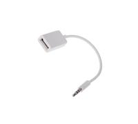 3.5mm Mâle Aux Jack Prise Audio Câble Du Cordon 2.0 Convertisseur Femelle Usb