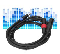 3.5mm StéRéO MâLe à Double 2 Xlr MâLe Connecteur Audio Convertisseur Adaptateur CâBle Cord3m