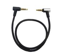 3.5mm Trs To Trrs Adapter Cable Patch Microphone Cable Coiled Mic Cord Compatible With Smartphone For Rode Sc7