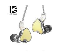 (3.5mm without MIC,gold)KBEAR Pecker 2 Iron 1 Circle 3 Unit 3 Getting Started HIFI Headphones Earlier Listening Game Live Wired Cable Headphones