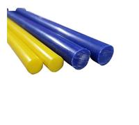 3-5PC Nylon Rod 3-30mm Yellow Red Green White Black Stick Length 300 250 200mm(4PC Yellow 250mm,Diameter 30mm)