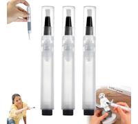3/5pcs Fillable Touch up Paint Pen Brush, Paint Pen for Wall Touch Up, Paint Touch up Pens Fillable, Refillable Paint Brush Pens for Walls, Furniture, Kitchen Cabinet, Wood, Floor, Window (3pcs)