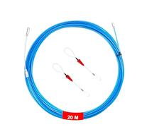 φ 3,6 mm Tire Fil électriques, Fish Tape Cable 20 m, Aiguille Passe Cable pour Câble de Communication Mur Conduit de Sol