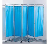 3-6 Pannelli Divisorio Ambienti, Schermo Privacy In Ambito Medico, Schermature Protettive Ambienti, Divisorio Portatile Letti, Separator Ambienti Autoportante Privacy(5-Panel)