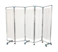 3-6 Pannelli Divisorio Ambienti, Schermo Privacy In Ambito Medico, Schermature Protettive Ambienti, Divisorio Portatile Letti, Separator Ambienti Autoportante Privacy(3-Panel)