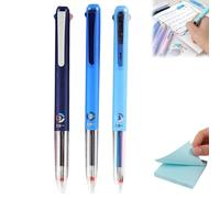 3/6 PCS Multicolor Pen, 4-in-1 18 Colors, 0.5mm 3-in-1 Multicolor Gel Ink Pen, Consecutive 18 Colors Quick Drying Gel InkPen, Upgraded Nurse Pens, School & Back to School Supplies (Dark color)