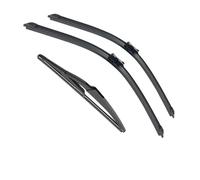3/6 pièces balais d'essuie-glace avant et arrière de voiture essuie-glace en caoutchouc souple pare-brise automatique 26 "+ 15" + 11 "2016 2017 2018 2019 for Fiat 500L 2012-2020