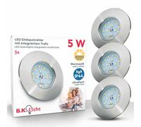3-6 Spots LED encastrable ultra-plat salle de bain IP44 lamp plafond à encastrer