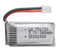 3.7 V 260 mAh for E010 E011 E012 E013 Furibee F36 RC quadrirotor pièces de Drone 3.7 v 751732 Batterie(Yellow)