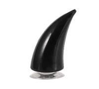 3.7 X 1.5 X 1.5in Moto Casque Diable Corne Avec Ventouse En Caoutchouc Unique Universel Casque Décoration Ornement