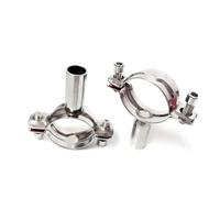 3" 76mm Pipe Hanger Bracket Clamp Support Clip 304 Stainless Steel For Beer Brewing