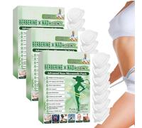 3*7PCS Patch Amincissant Naturel Moringa 10-En-1 - Innovation Micro-Aiguilles Et Berbérine Pour Une Peau Ferme - Soin Corps à La Maison Pour Une Belle Silhouette - Pour Confiance Et Bien-être Féminin