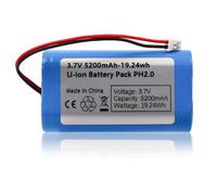 3.7V 5200mAh Batterie Rechargeable au Lithium-ION avec connecteur PH2.0