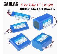 3.7V 7.4V 11.1V 12V 18650 12000mAh avec fils batterie rechargeable Lithium-ion avec PCB pour haut-parleur Bluetooth phares solaires 12V 4000mAh XH-2.54