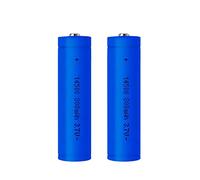 3.7V 800mAh Piles Rechargeables 14500 Batterie Bouton Top Lithium Batterie Haute Capacité pour Lampe Torche LED, Lampe Frontale, Appareils electronique