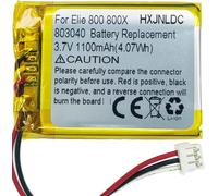 3.7v 803040 1100mah Batterie De Remplacement Pour Turtle Beach Ear Force Elite 800 Elite 800x Stealth 700 Casque De Jeu À Son Surround Sans Fil Gen 2