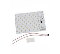 3.7V Lampe Solaire Flamme Circuit Board pour Bougies et Lampes Torches Simulées - 51 LED, 3 Modes (Clignotant/Respiration/On), Capteur de Nuit Automatique, 121