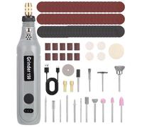 3.7V Outils Rotatif sans fil Multifonction, Mini Perceuse sans fil Avec 105 Accessoires,Outil Rotatif 3 Vitesse 5000-15000 rpm/min, pour Gravure, Perçage, Meulage, Polissage,Découpe