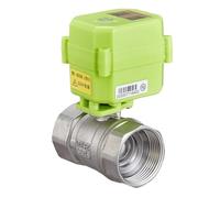 3/8" 1/2" 1" 1-1/4" Stainless Steel Motorized Ball Valve AC220v DC9v-24v Signal Feedback Motor Control With Visualization Window(3/8",DC9V-24V_XY-04K)