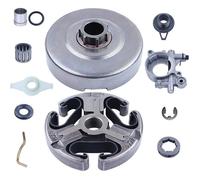 3/8 ""7T Embrayage à tambour Kit de pompe à huile de jante pour Husqvarna 362 365 371 372 Pièces de remplacement de tronçonneuses
