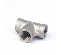 3/8" BSP Equal Female Tee Thread 3 Way 304 Stainless Steel Pipe Fitting Connector Coupling for water air gas