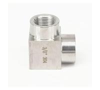 3/8" BSPP Female Angle Elbow 90 Deg 304 Stainless Steel Pipe Fitting Adapter Connector Operating pressure 250 Bar