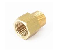 3/8" BSPT Male x 3/8" NPT Female Brass Pipe Fitting Connector Adapter for Pressure Gauge Air Gas Fuel Water Pressure 229 PSI