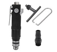 3/8 Inch Pneumatic Tool with 3 Jaw Chuck | 900 RPM Variable Speed & Bidirectional Rotation | Straight Handle for Metalworking/Woodworking/Automotive | 45-55N·m Output (Japanese Style)