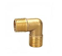 3/8" Male Thread Brass Elbow Equal Pipe Fitting Connector Coupler For Water Fuel Copper