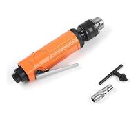 3/8 ”pneumatique DRIL, KP556 / KP556-A Outils de poignée droite avec clé et port d'admission pour forage dans les espaces serrés (KP-556 Taille)