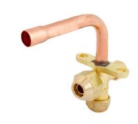3/8" PT à 1/4" NPT Thread 5mm Hex Inlet Dia Valve for climatiseur
