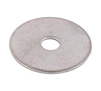 3/8" Stainless Fender Washer (25 Pack), 1-1/4" Outside Diameter, 18-8 (304) Stainless Steel by Makers Bolt