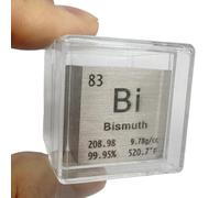 3,81 cm Élément Cube en métal dense Homostarry 99,95 % Pureté Outil d'enseignement Cadeaux pour étudiants, enseignants, science, chimie, amateurs de matériel, collection de loisirs créatifs