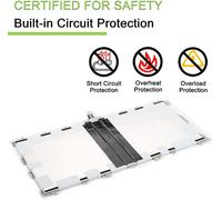 3.8V 36.10Wh T9500C T9500E T9500U Replacement Battery for Samsung Galaxy Note Pro 12.2 Inch SM-P900 SM-P901 SM-P905 with Tools