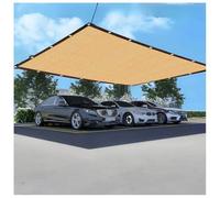 3.8x5M Jaune Voile Ombrage pour Pergola Bioclimatique, 90% Filtrage UV, Complète Votre Structure Extérieure avec Efficacité