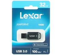 Lexar Clé USB JumpDrive V400 – 32 Go USB 3.0 – Noir