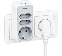 3 Ac Output And 2 Usb Ports, 5 In 1 Power Socket Compatible With Phone, Pad, Mains Usb C Suitable For Office, Home, Grey