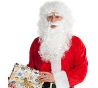 Set P?Re No?L : Perruque+Sourcils+Barbe Blanc