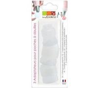 3 adaptateurs multidouilles pâtissières - ScrapCooking Transparent G