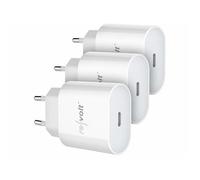 3 adaptateurs secteur USB-C avec technologie Quick Charge 3.0