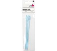 3 aiguilles longues pour métier à tisser - 15 cm Bleu G
