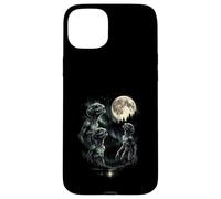 3 Alien Hurlant à la Lune Vintage Funny 80-90s Sci FI Graphic Coque pour iPhone 15 Plus