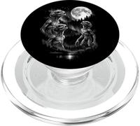 3 Alien Hurlant à la Lune Vintage Funny 80-90s Sci FI Graphic PopSockets PopGrip pour MagSafe